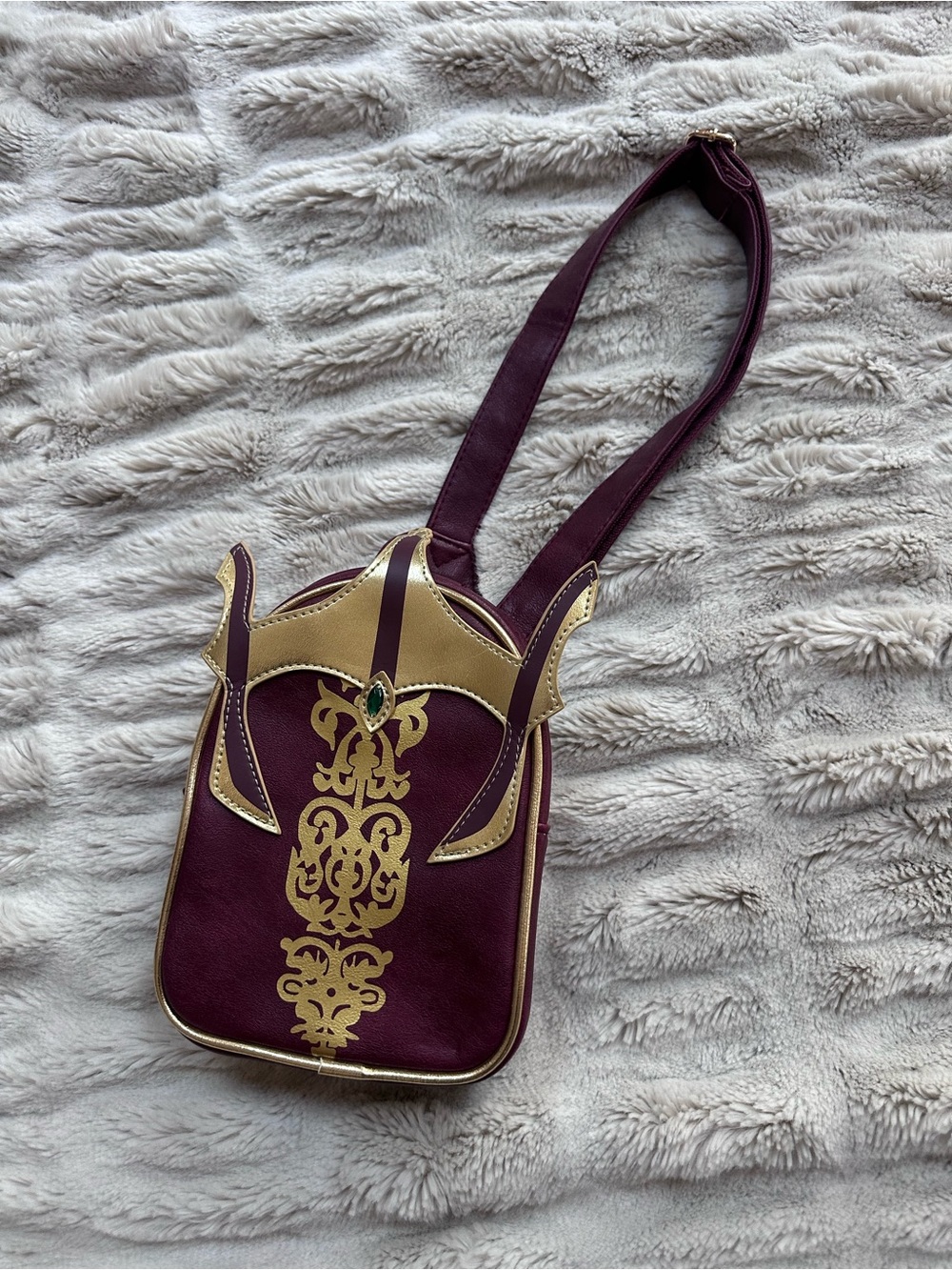 Star Wars Queen Amidala Sling Bag Her Universe Burgundy Gold Cosplay Crossbody
